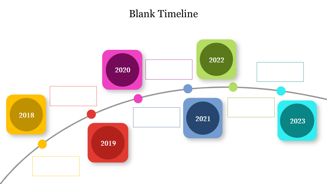 Free - Free Blank Timeline PowerPoint Template and Google Slides