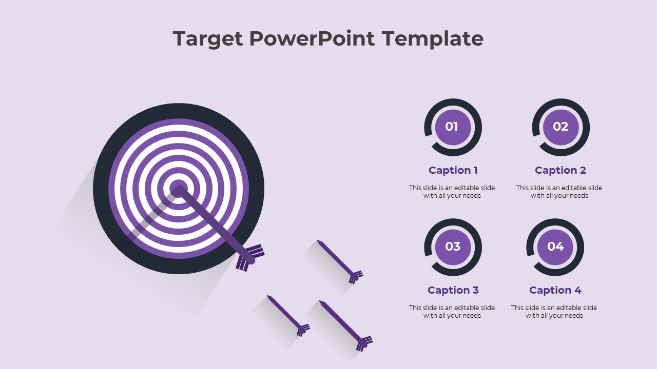 Target Template PowerPoint-Purple-4