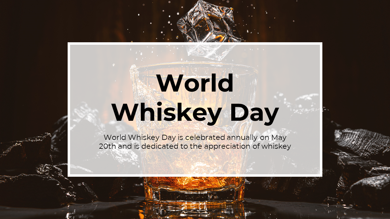 Best World Whiskey Day Presentation And Google Slides