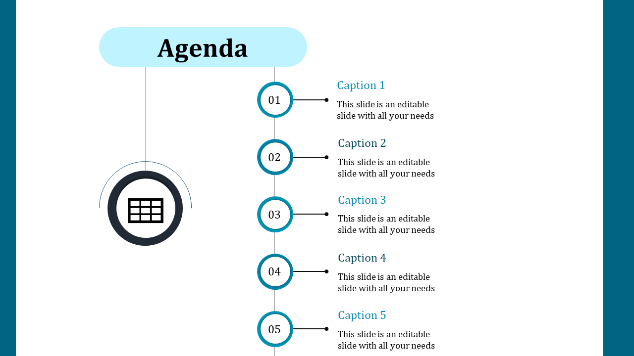 Powerpoint Agenda Template Model