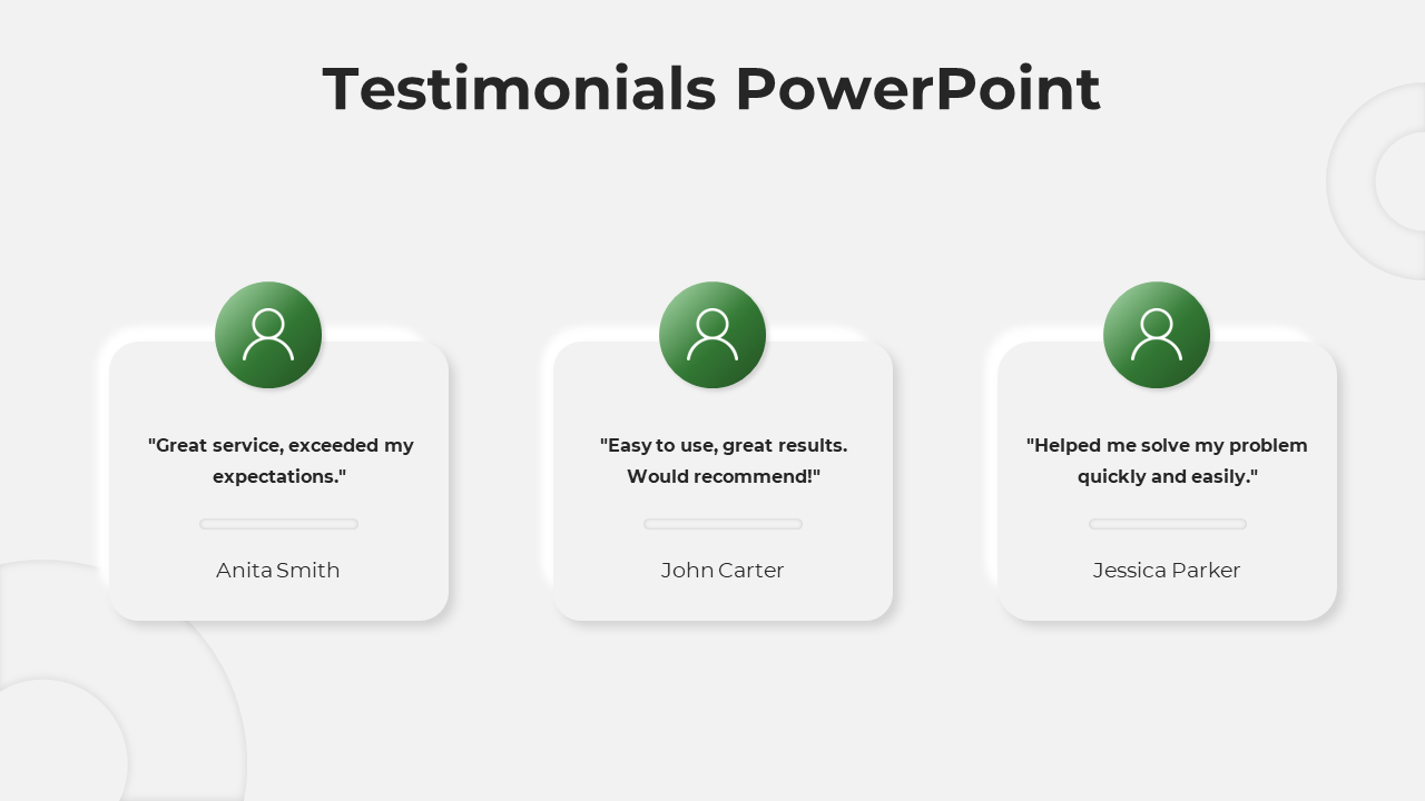 Attractive Testimonial PowerPoint and Google Slides Themes