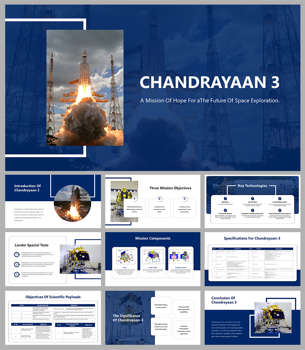 make a presentation on chandrayaan 3