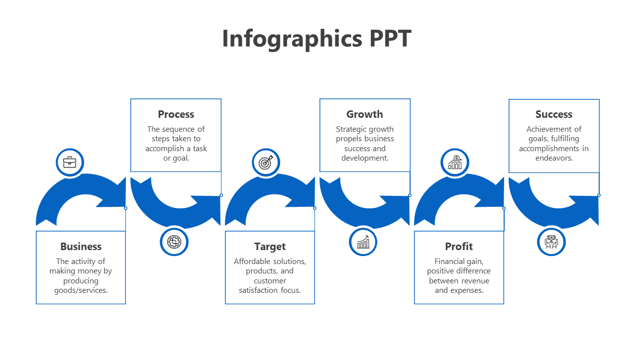 Free PPT Infographics-6-Blue