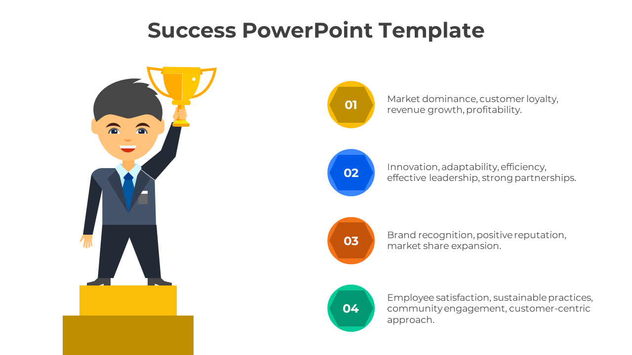 Amazing Success PowerPoint Template And Google Slides