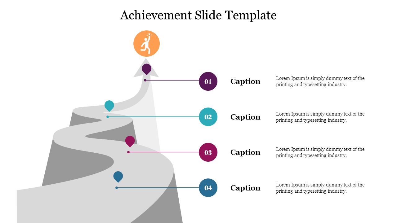 Achievement Slide Template Presentation