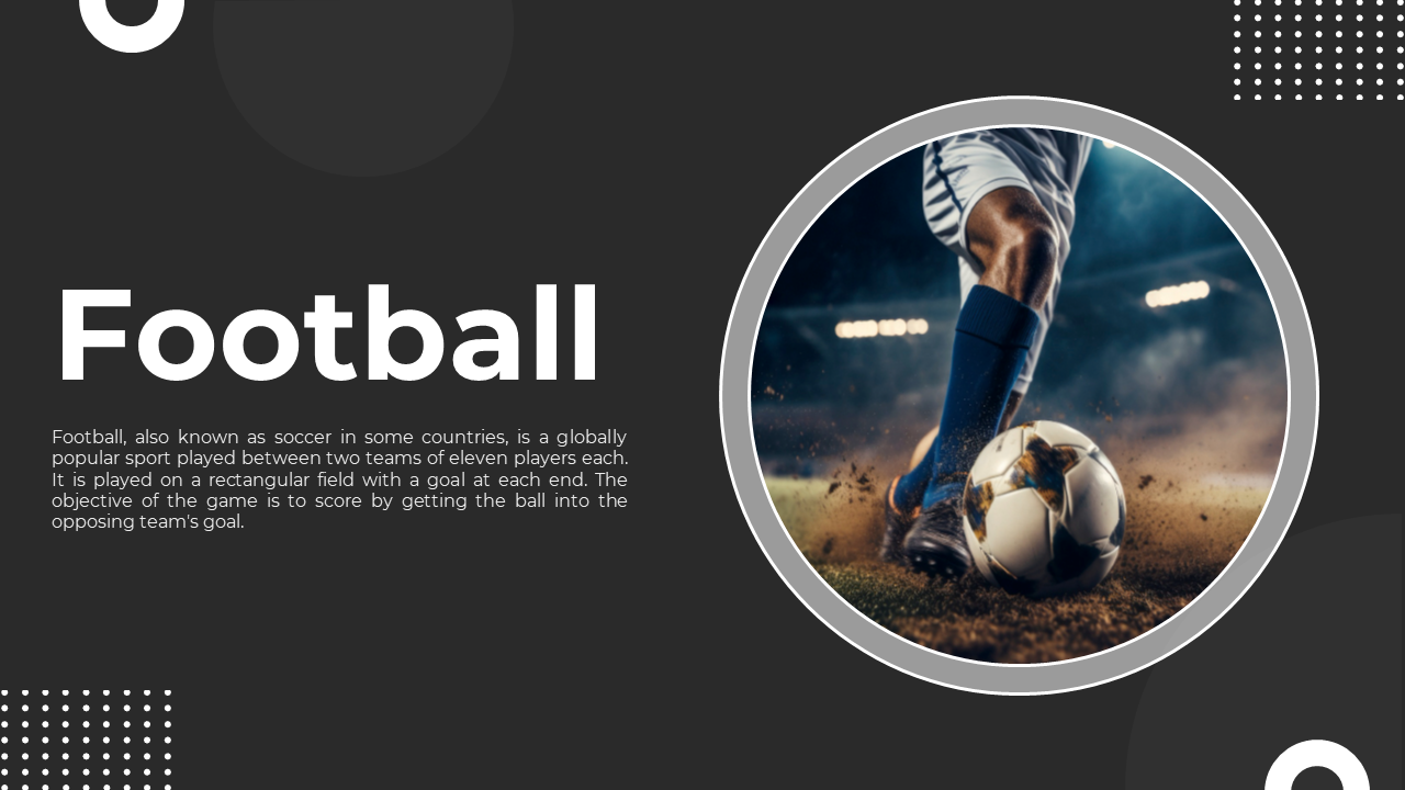 Easy To Customizable Football PPT And Google Slides Template
