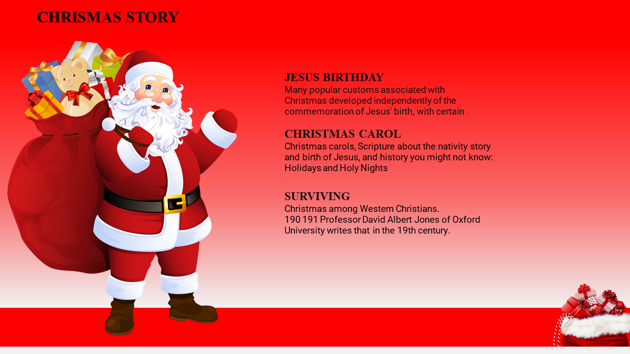 Attractive Christmas PowerPoint Presentation Template