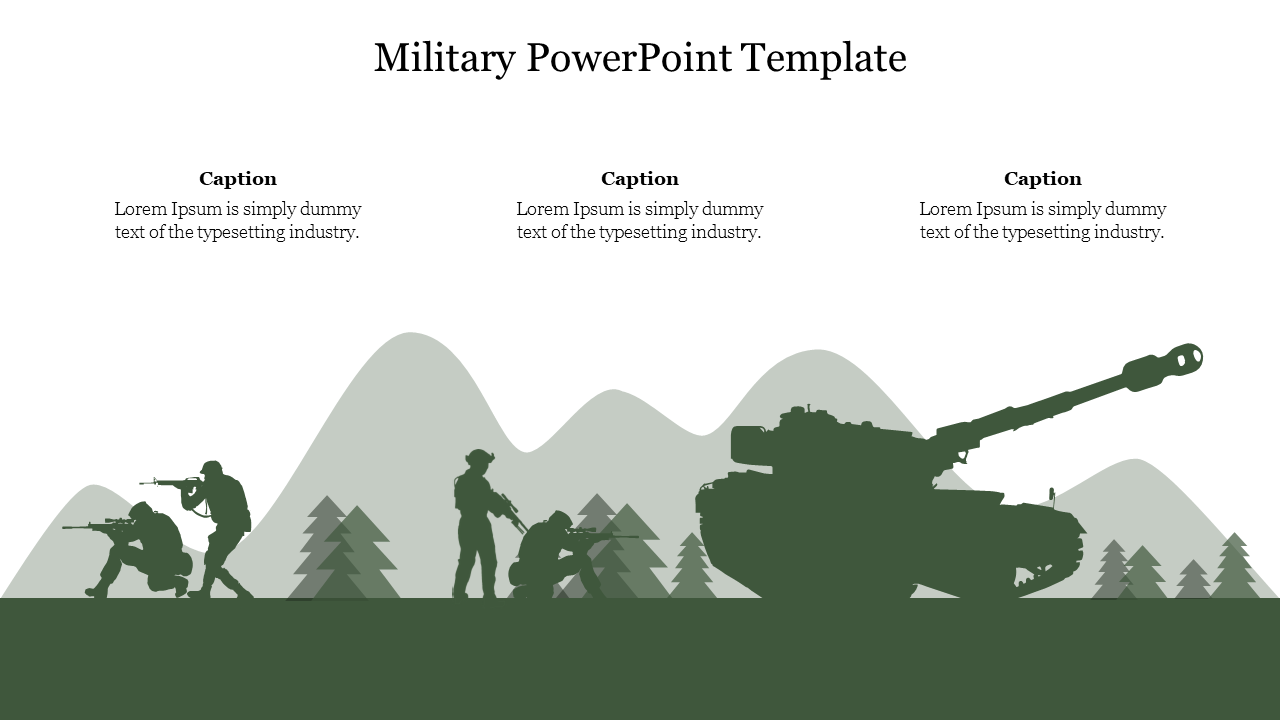 Military Agenda PowerPoint Template