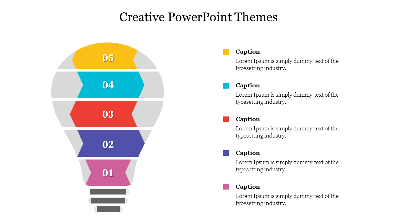 Creative PowerPoint Themes With White Background 