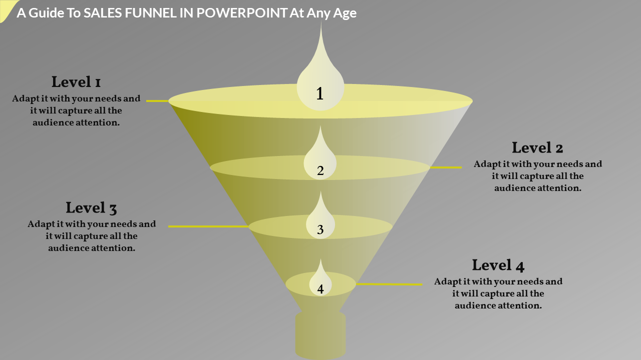 Layer Funnel PPT Template Presentation