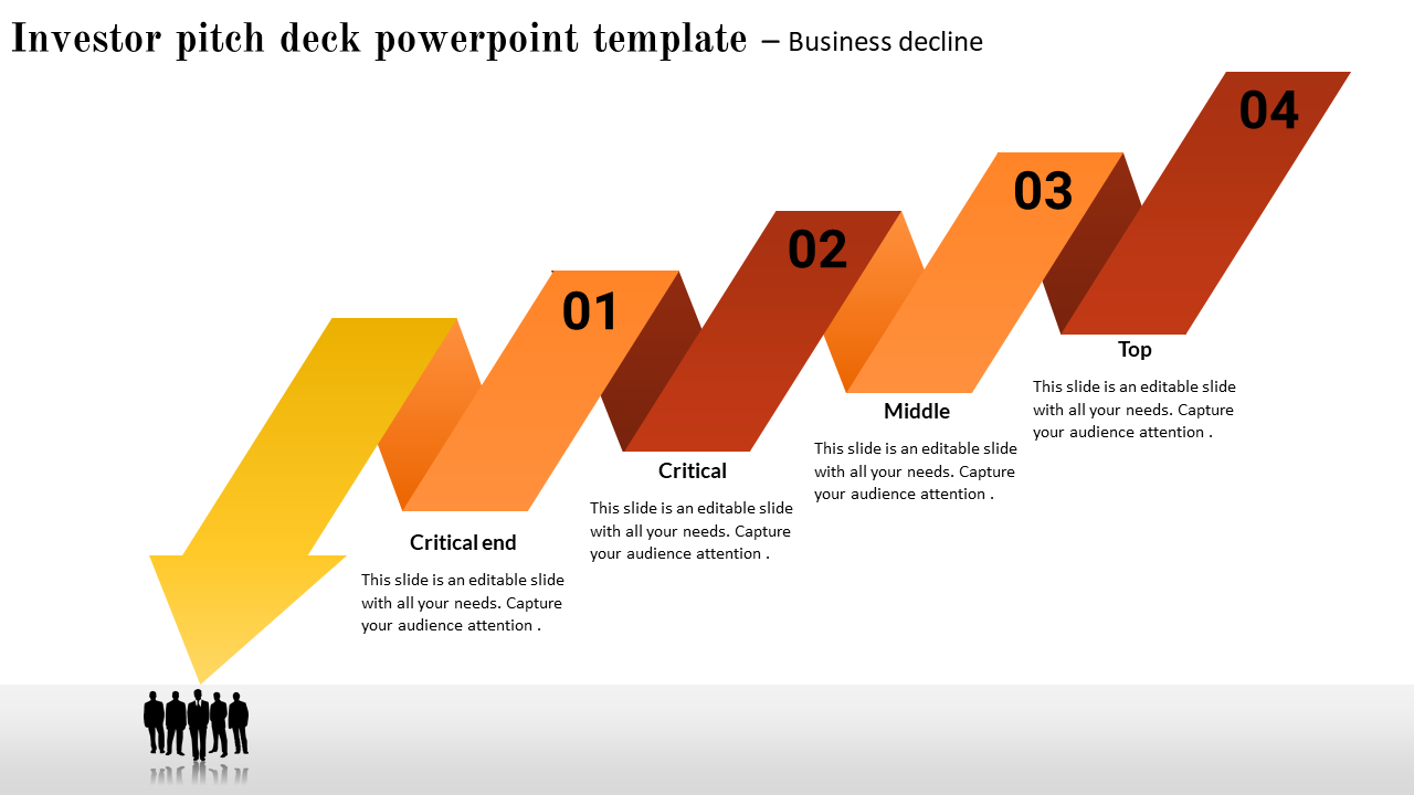Decline Investor Pitch Deck Powerpoint Template