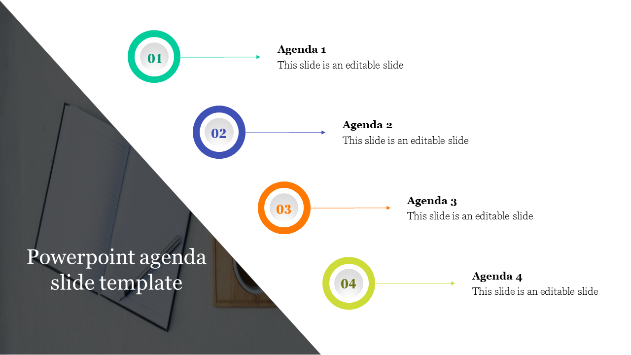 Creative Powerpoint Agenda Slide Template