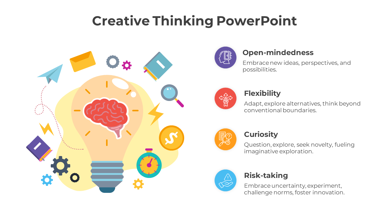 Creative Thinking PowerPoint And Google Slides Template