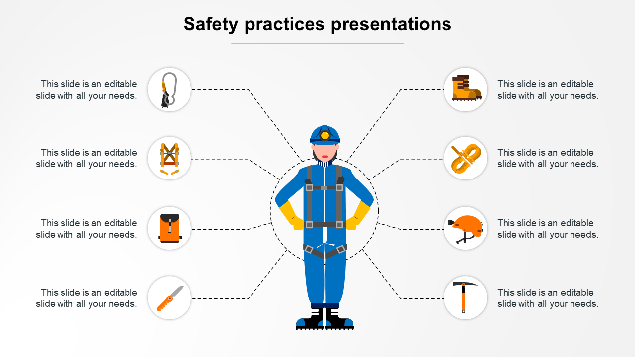 Safety PowerPoint PPT Template Slides for Presentation