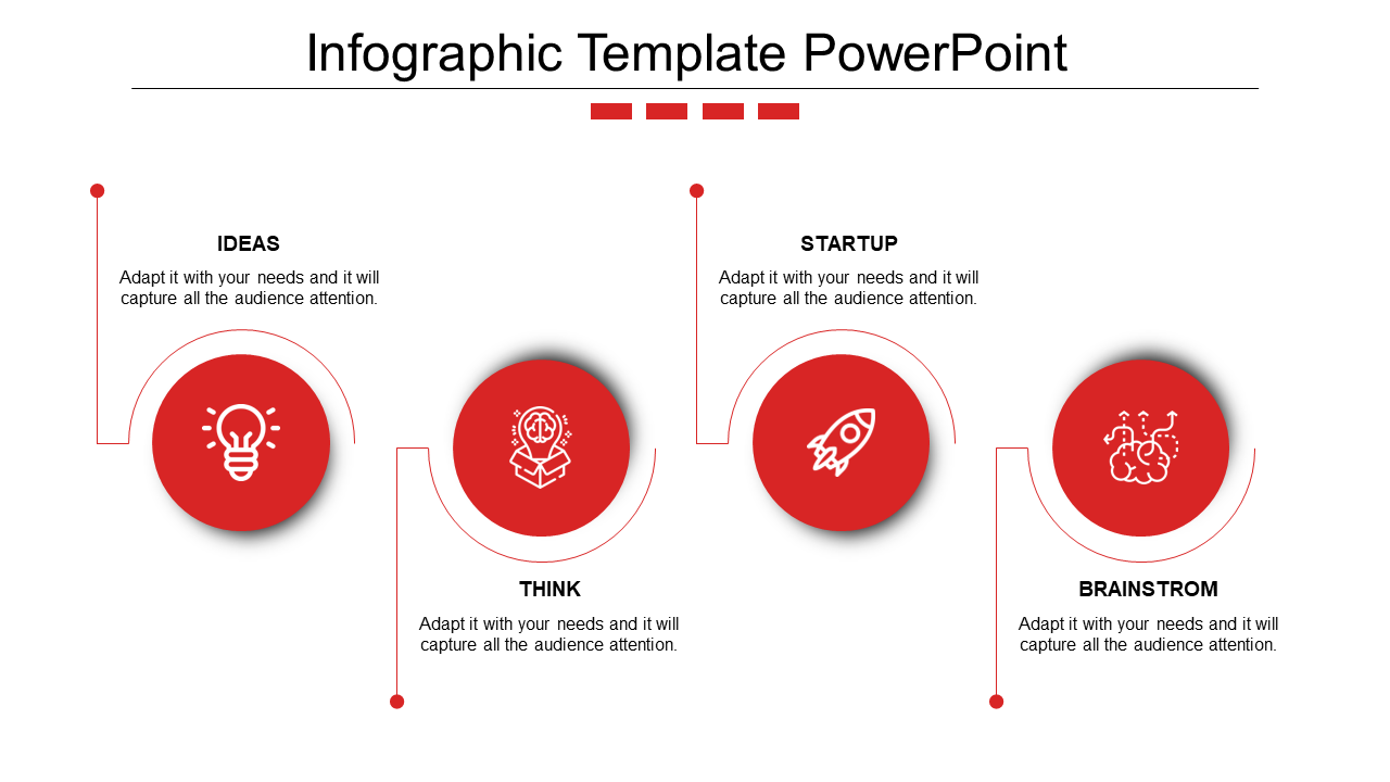Infographic Template PowerPoint-4-Red