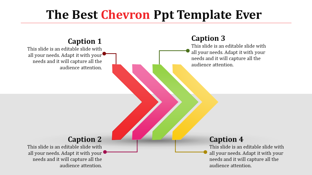 Chevron PPT Template Pertaining To Powerpoint Chevron Template
