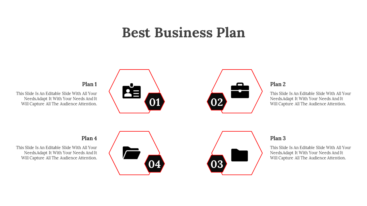 The Best Business Plan PPT for powerpoint and Google Slides