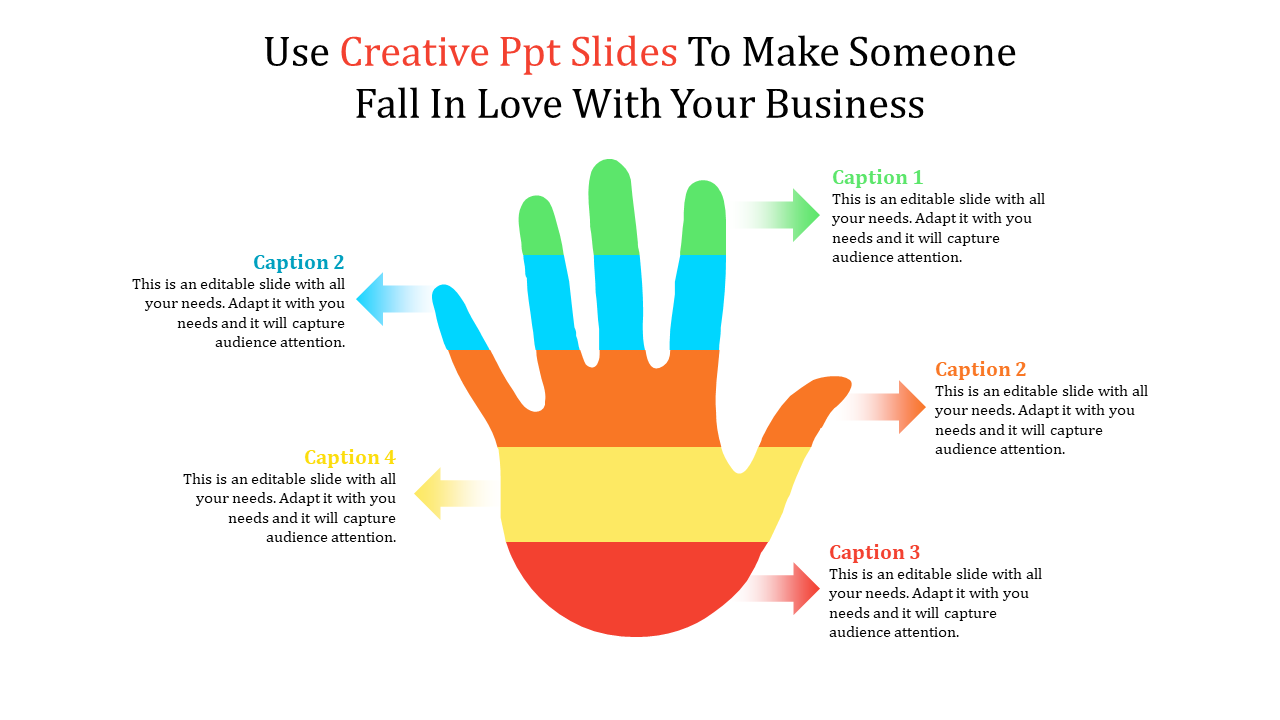 Affordable Creative PPT Slides Design With Five Node