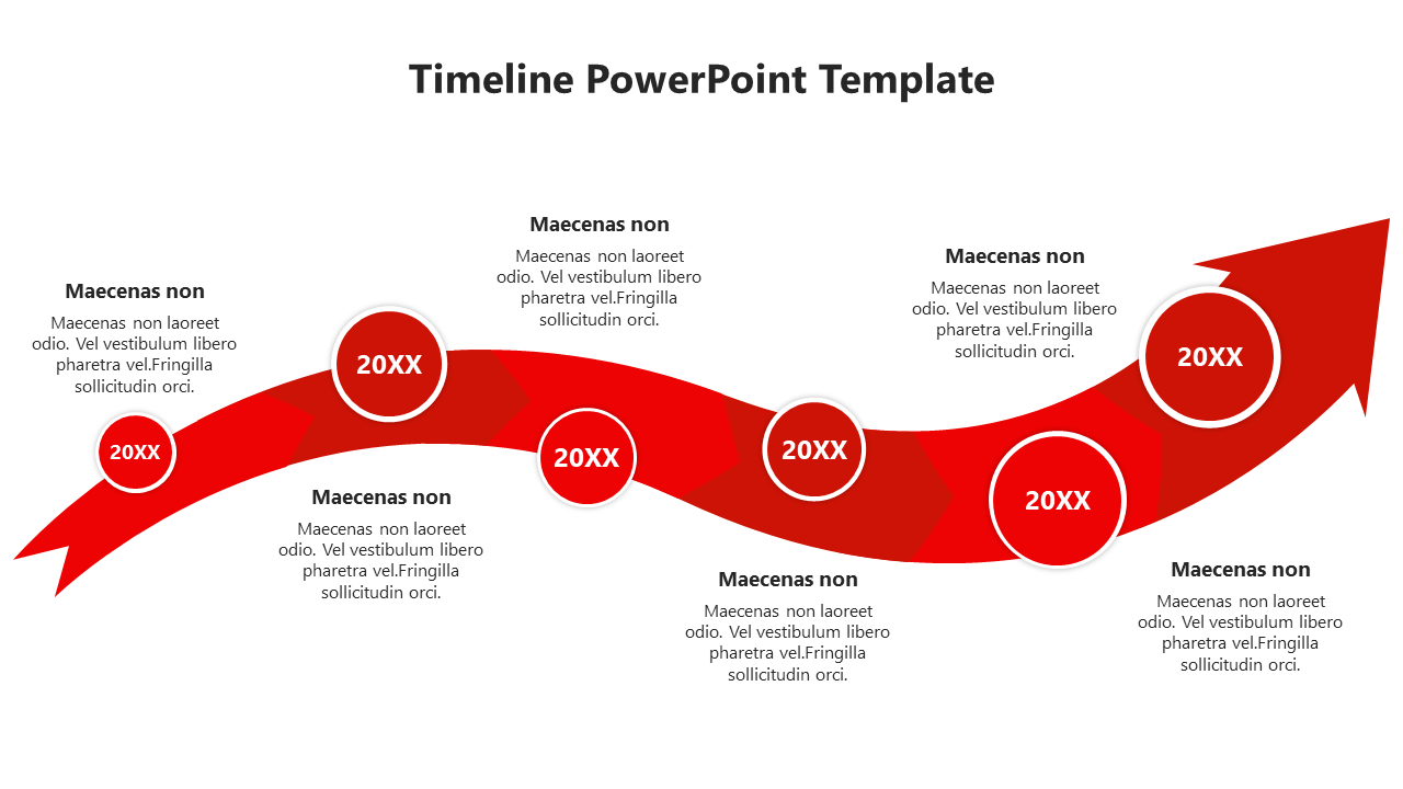 Effective Arrow Timeline PowerPoint And Google Slides