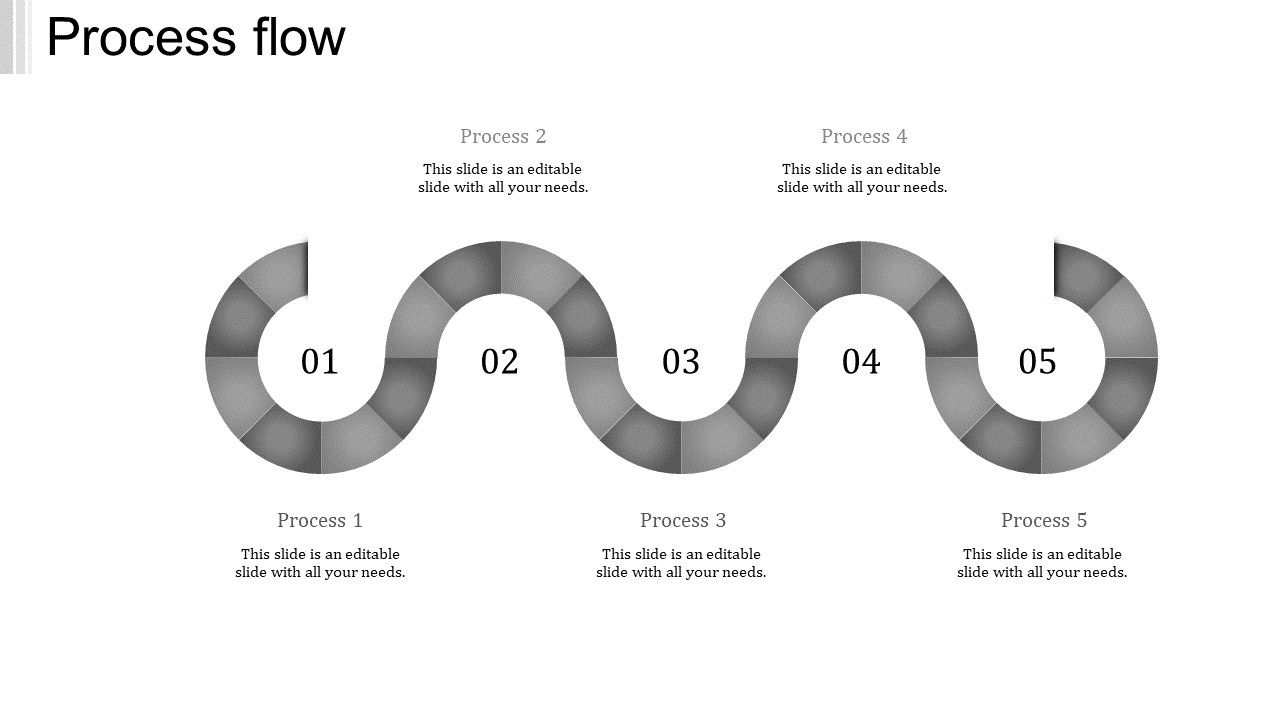 Business strategy template featuring a four-part circular diagram with a handshake center, with icons and captions.