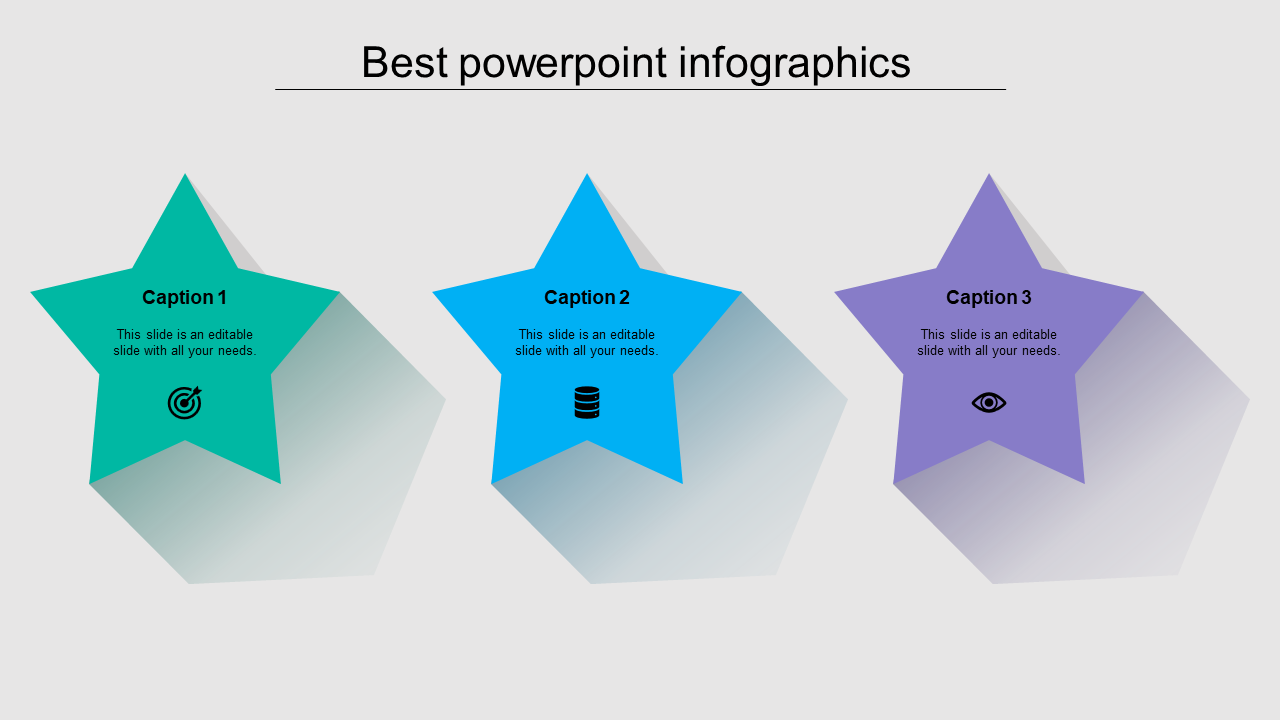 Effective Best PowerPoint Infographics With Star Model