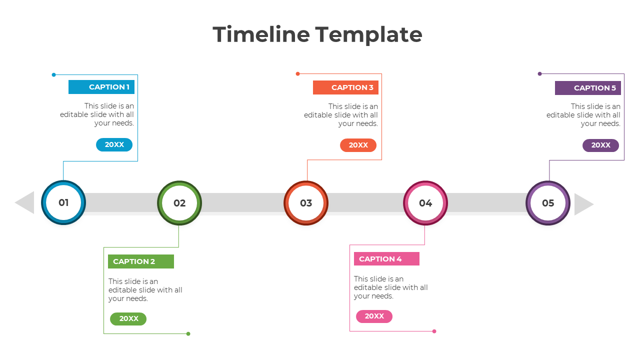 Customize Timeline PowerPoint And Google Slides Template