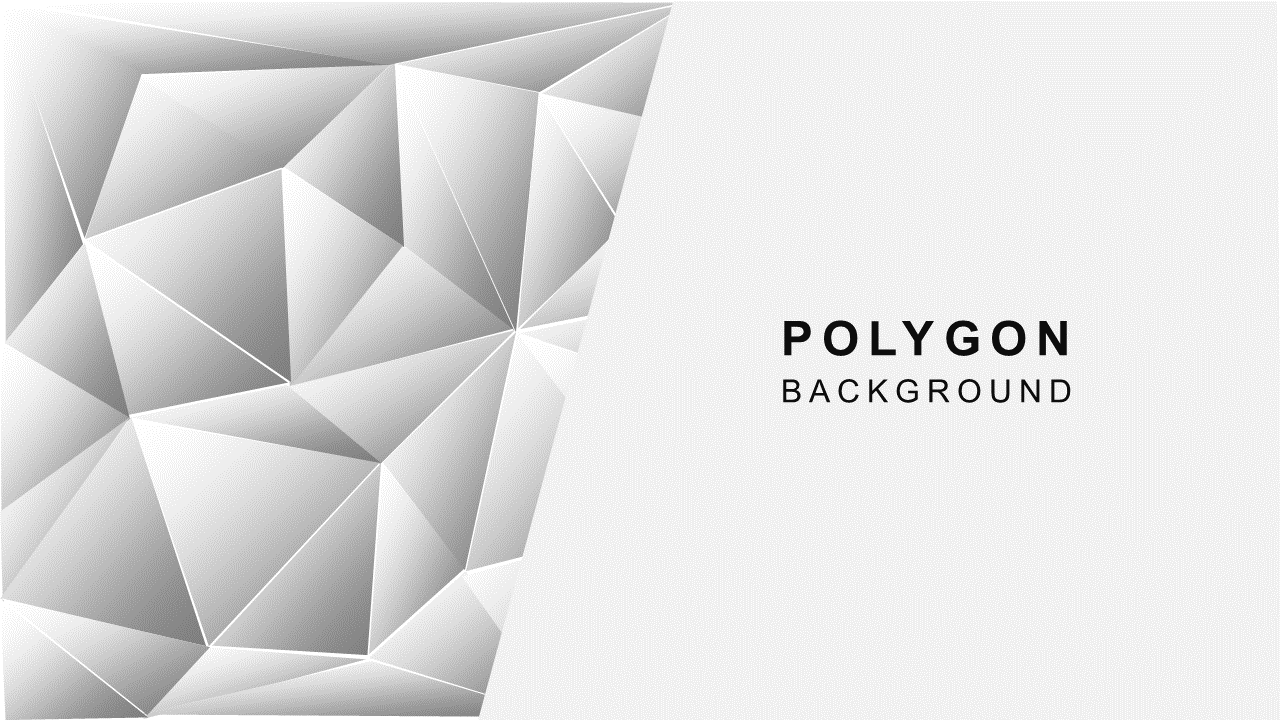 Gray Abstract Polygonal Background Theme