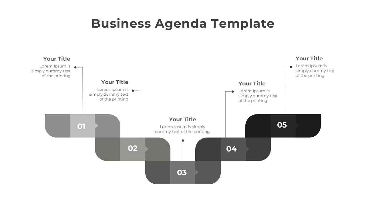 Business Agenda Template PPT-5-Gray