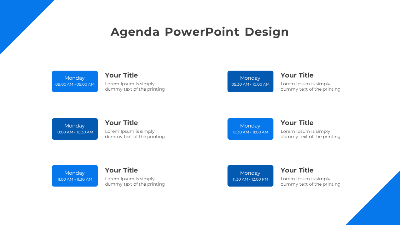 Free - Impressive Agenda PowerPoint And Google Slides Template