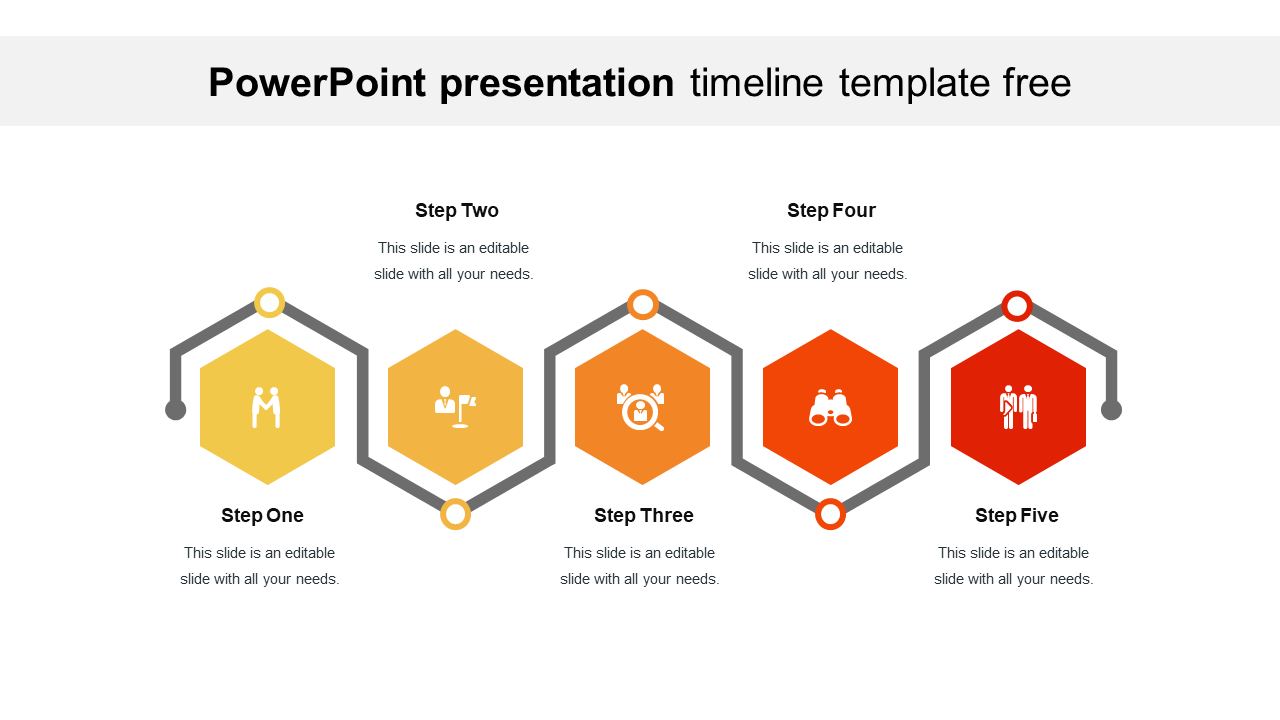 Free - Awesome PowerPoint Presentation Timeline Template Free