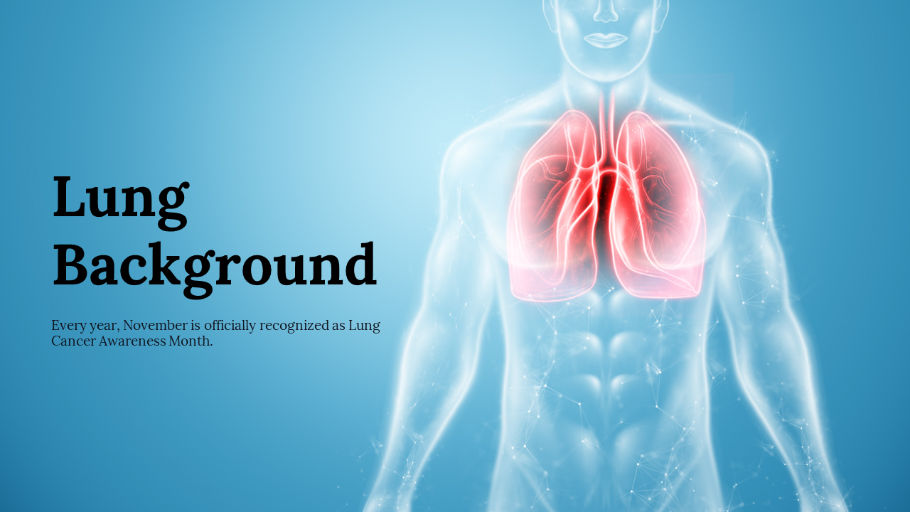 Creative Lung Background PowerPoint And Google Slides