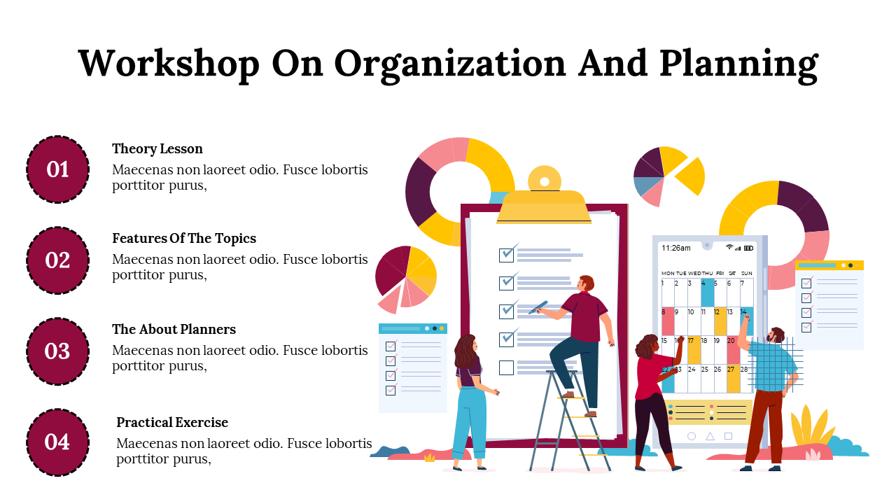 Workshop On Organization And Planning