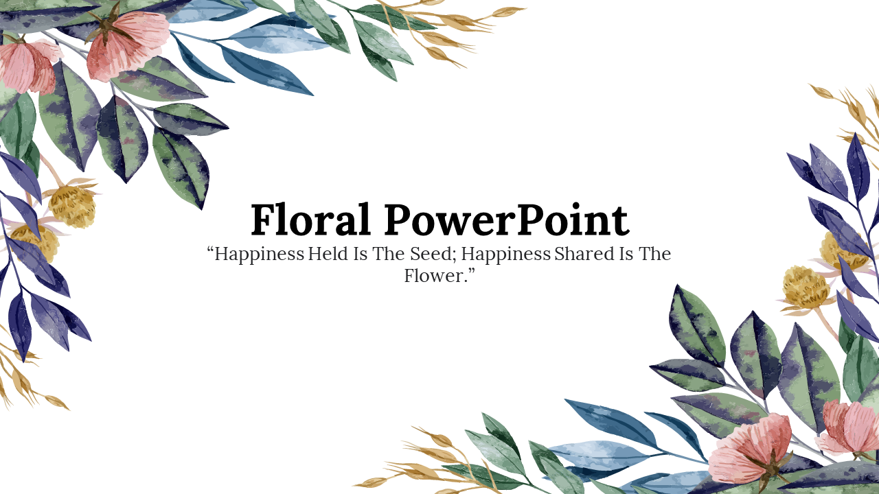 Floral PowerPoint Background
