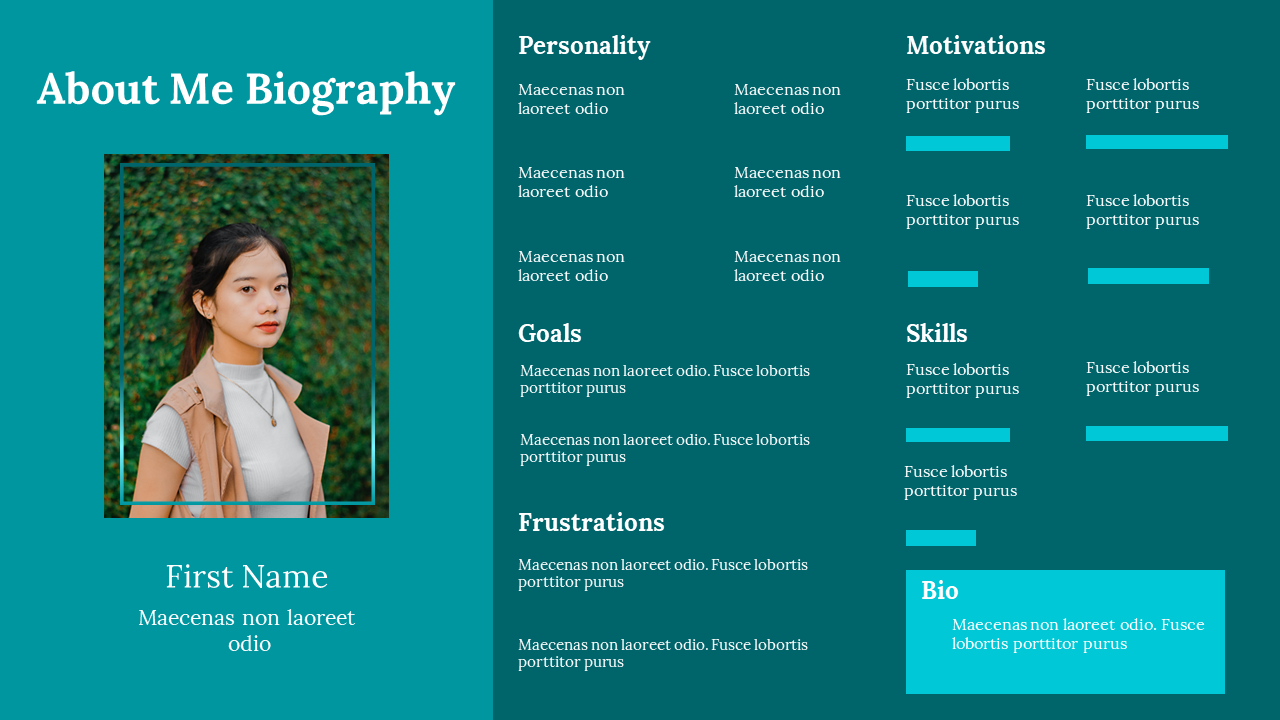 Biography PowerPoint Example