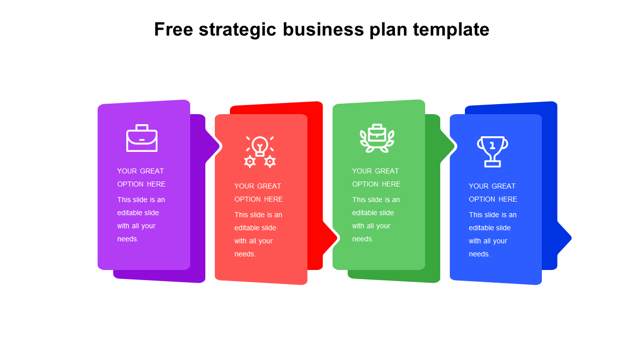 Use Free Strategic Business Plan Template Presentation