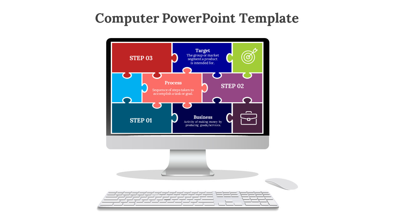 Computer PowerPoint Presentation And Google Slides Template 