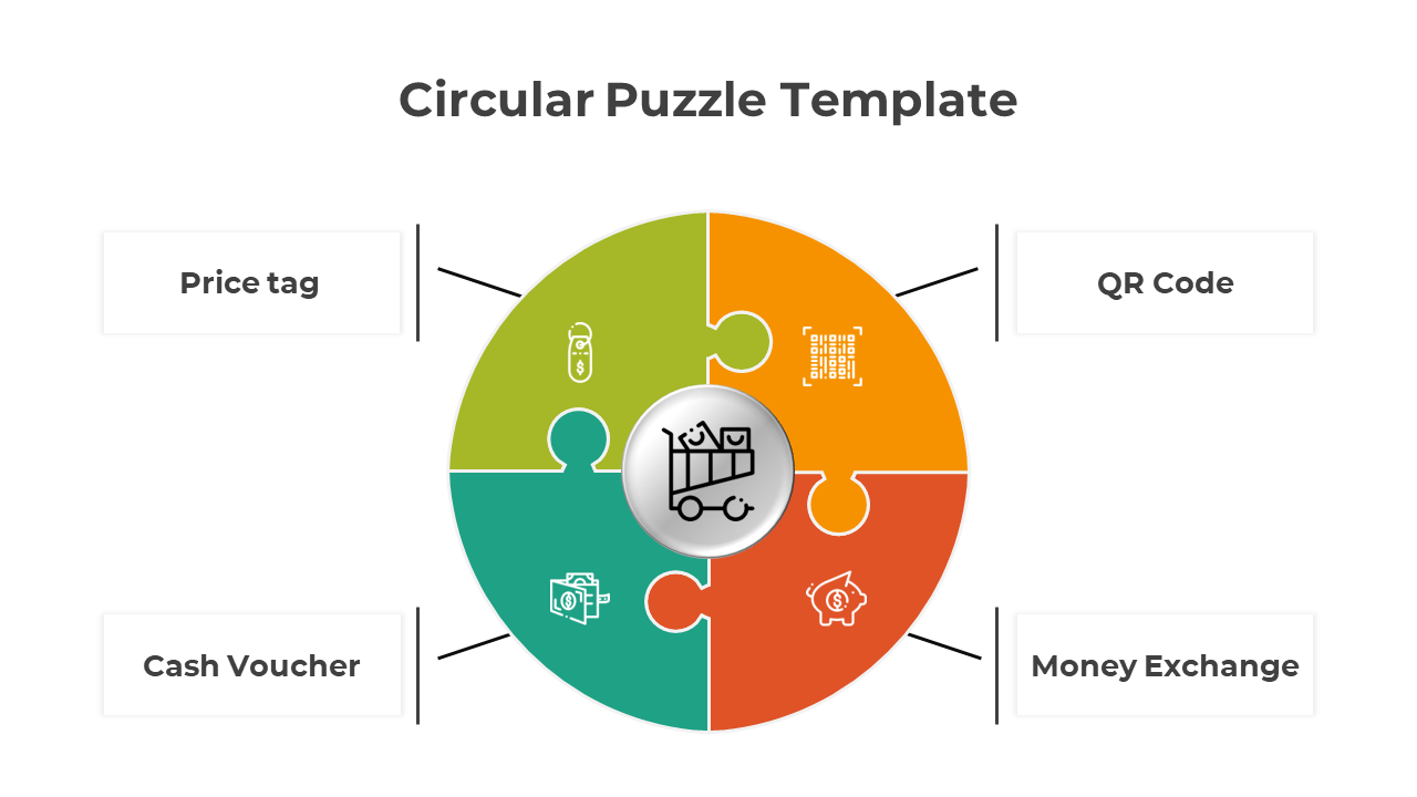 Circular Puzzle Template