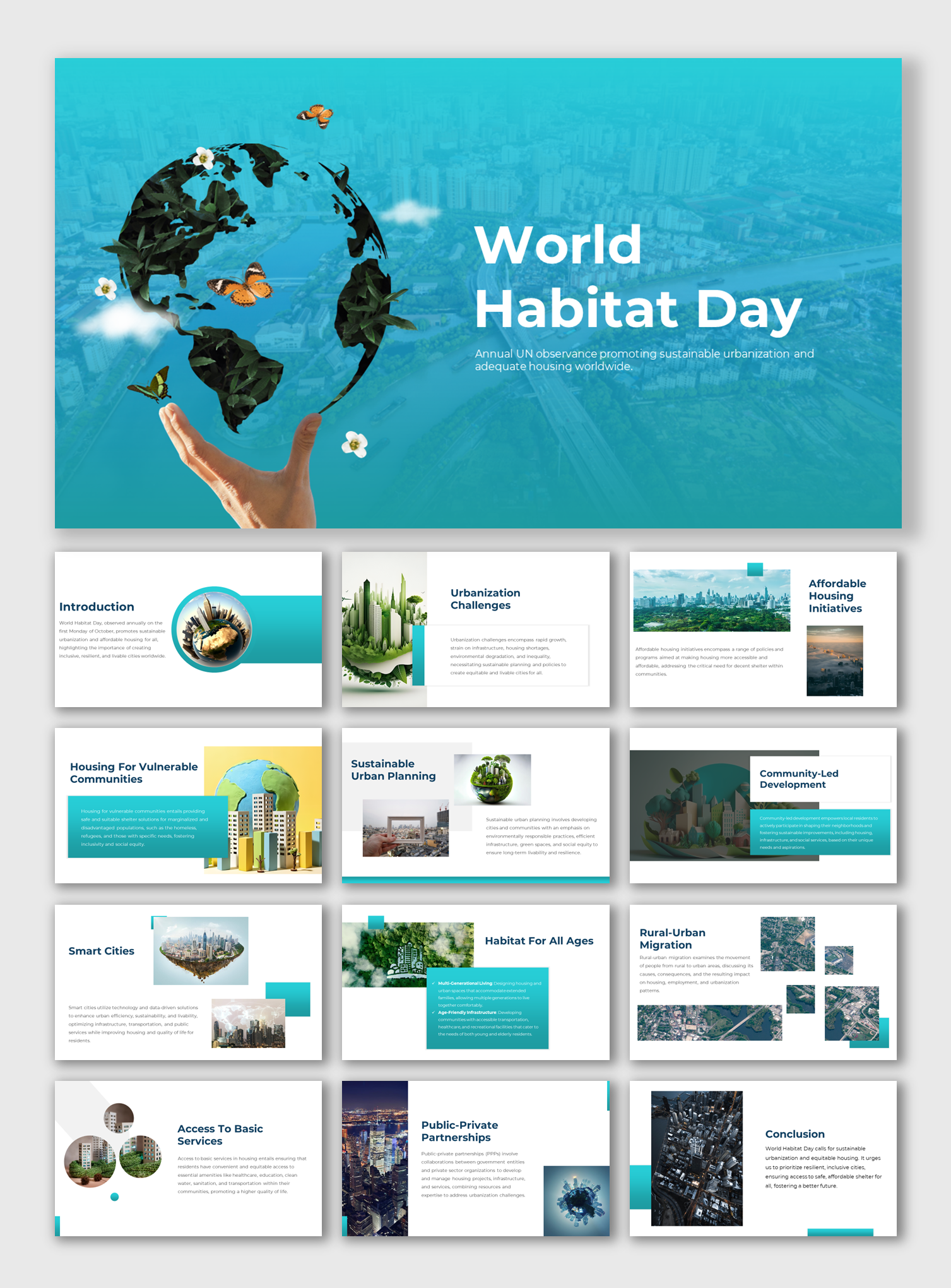 World Habitat Day PowerPoint And Google Slides Themes