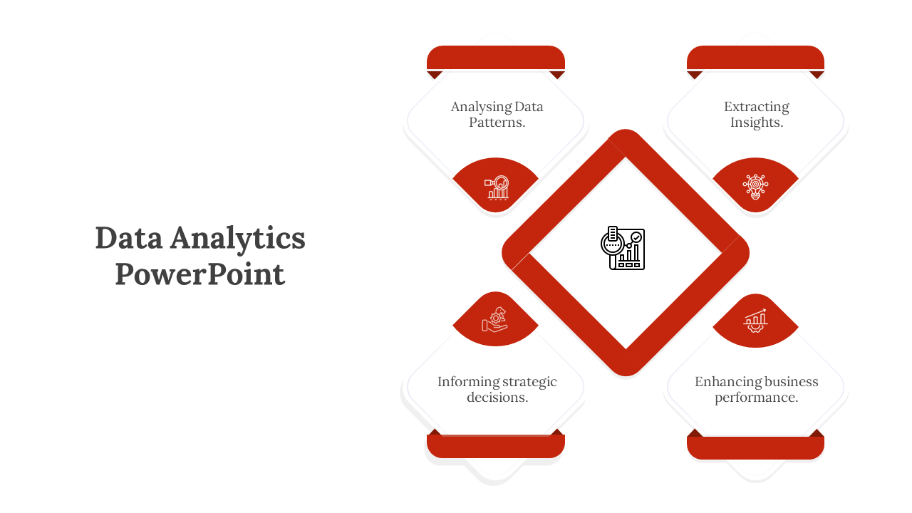 Data Analytics PPT Template-Red