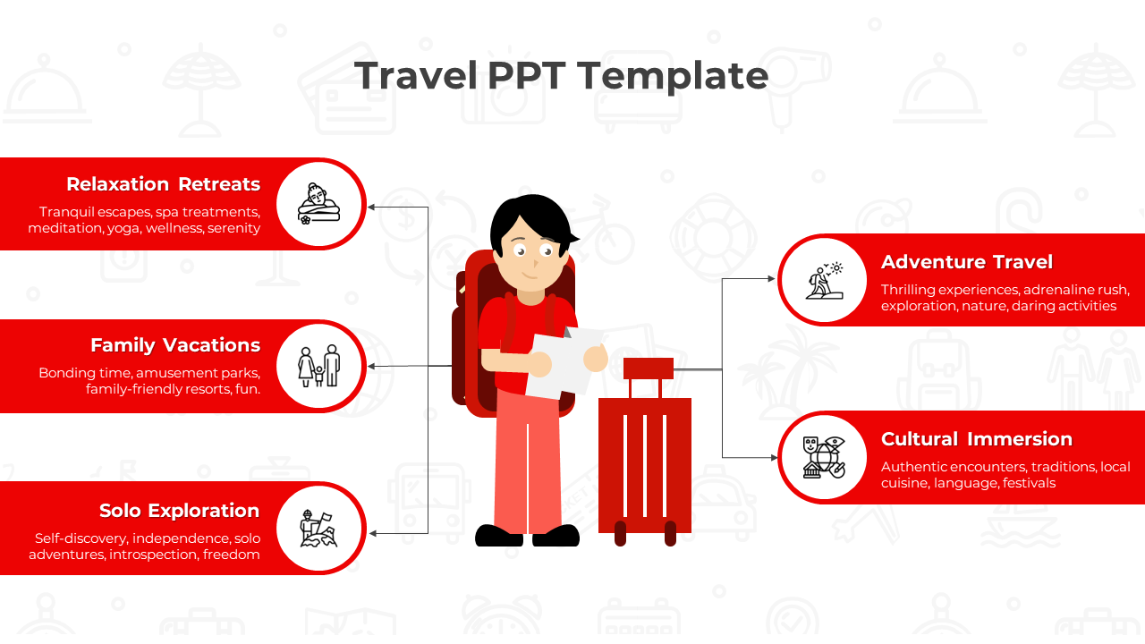 Travel PPT Template-Red