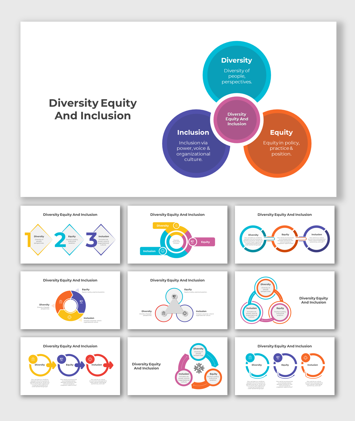 Buy! Diversity Equity And Inclusion PPT And Google Slides
