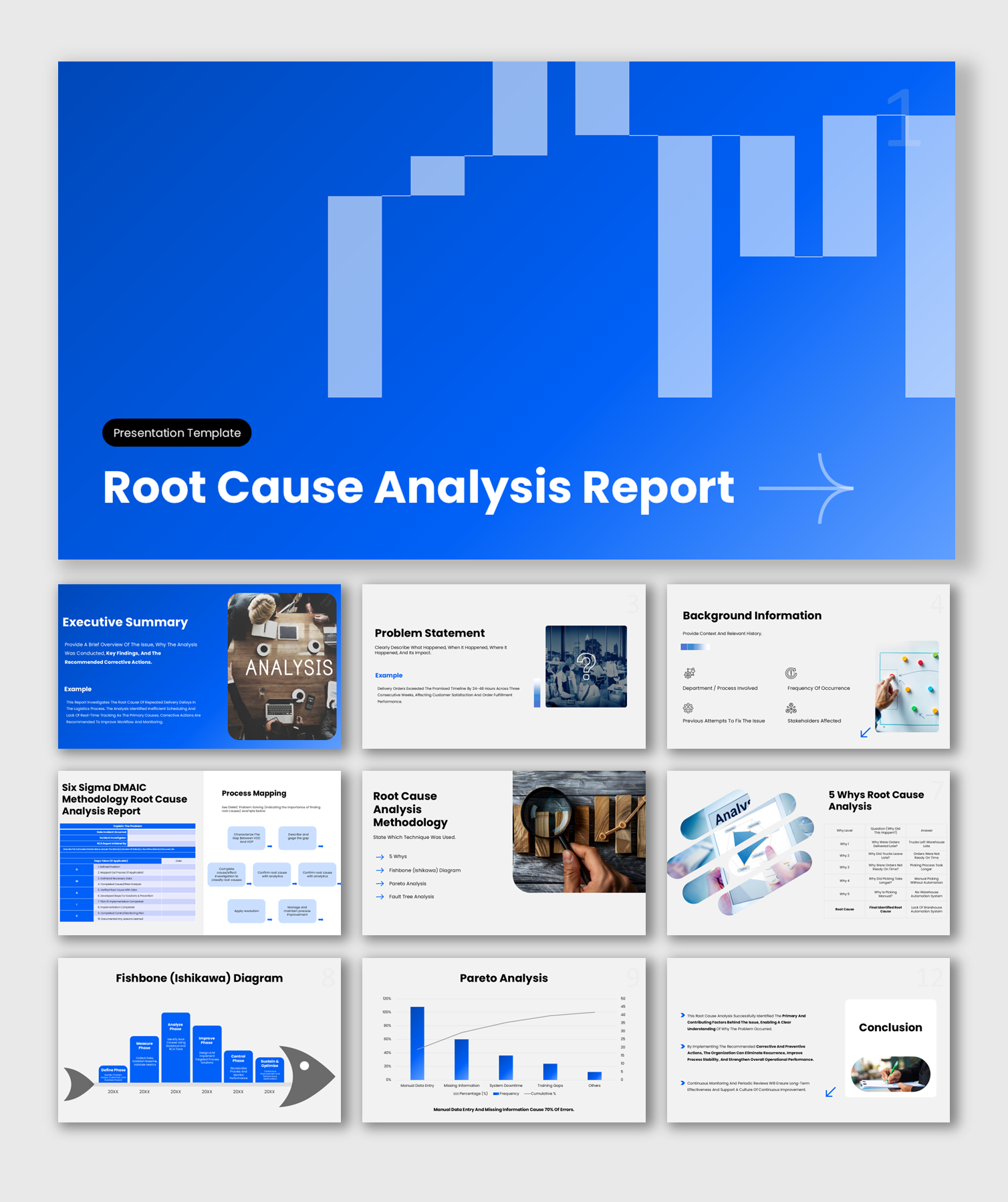 Root Cause Analysis Report Presentation And Google Slides