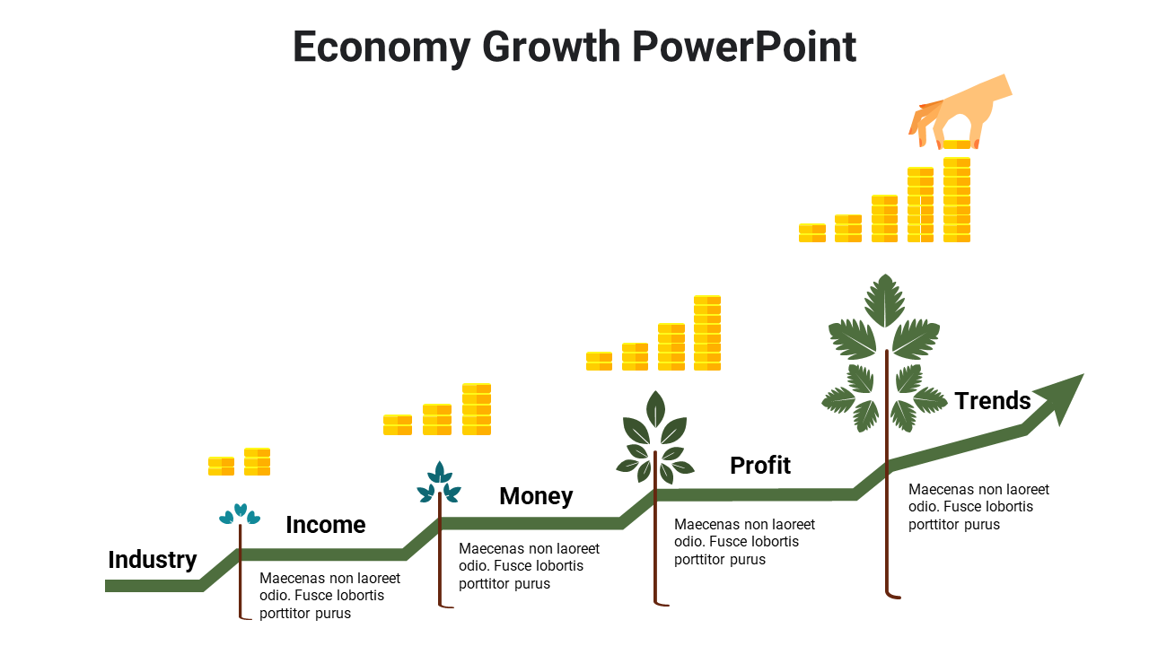 Easy To Edit Economy Growth PowerPoint And Google Slides