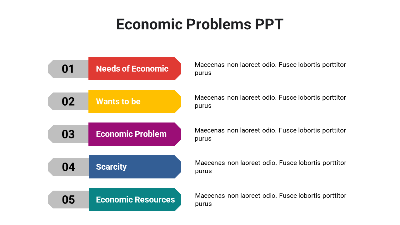 Economic Problems PPT