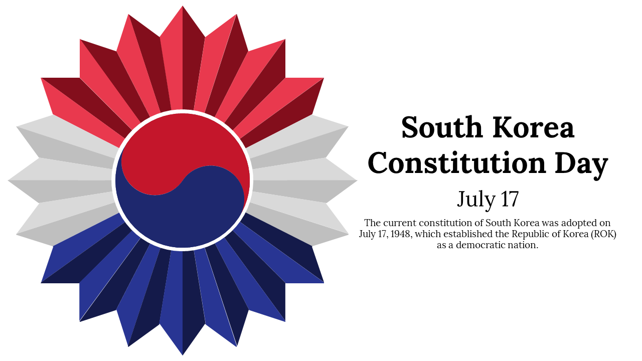 South Korea Constitution Day PPT And Google Slides