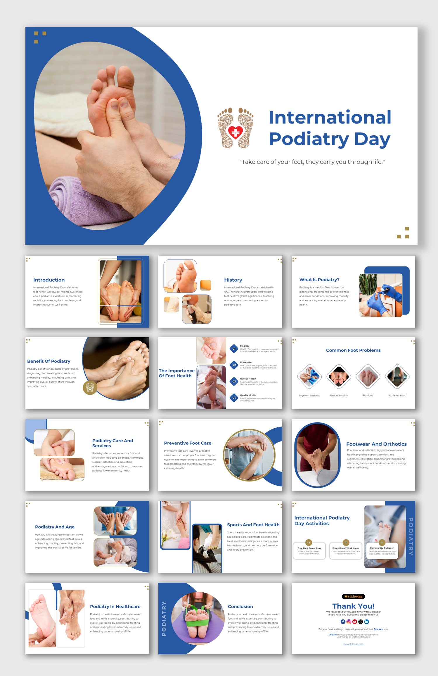International Podiatry Day PPT And Google Slides Templates