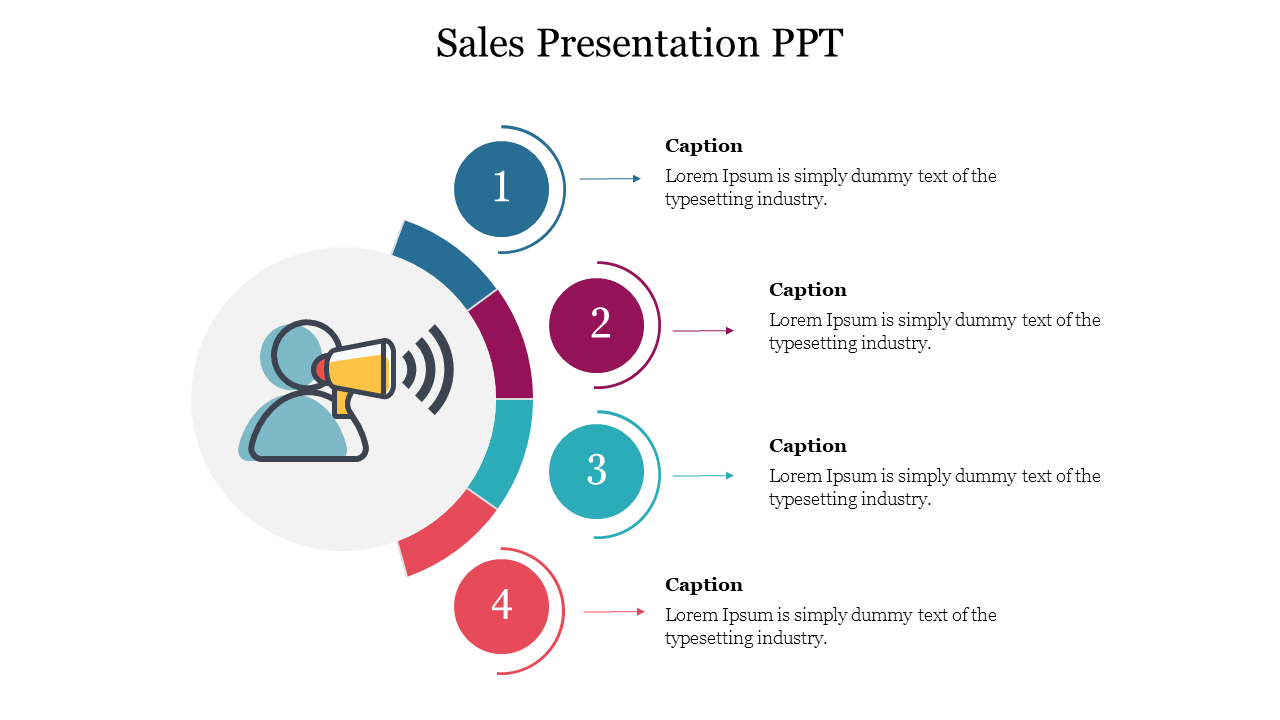 Editable Sales Presentation PPT Slide