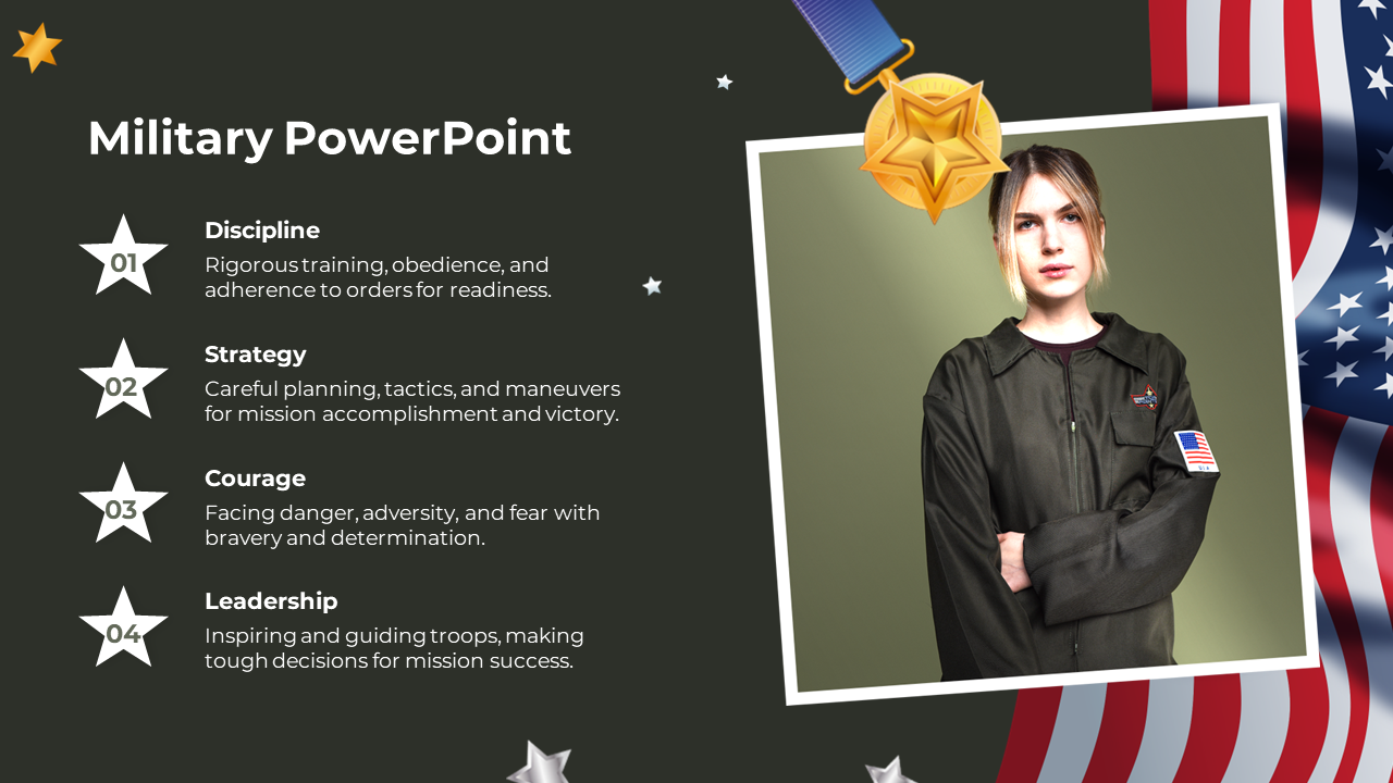 Optimize Military PowerPoint And Google Slides Template