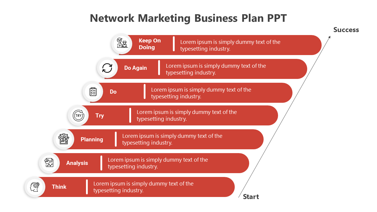  Network Marketing Business Plan PPT Template and Google Slides 