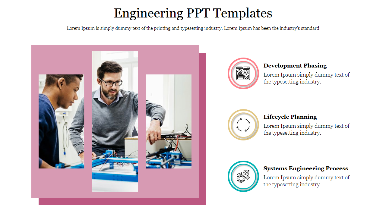 Attractive Engineering PPT Templates Design